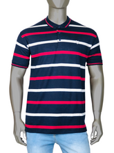 Red & White Stripes Polo